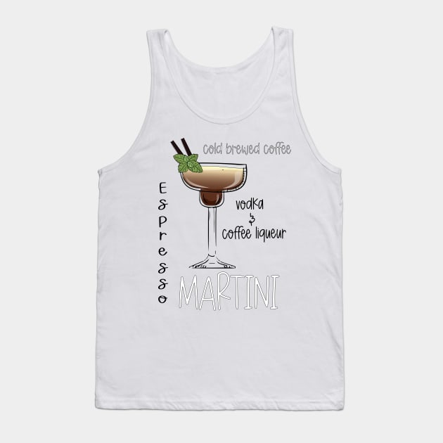 Cocktail Sign H Tank Top by Jean Plout Designs